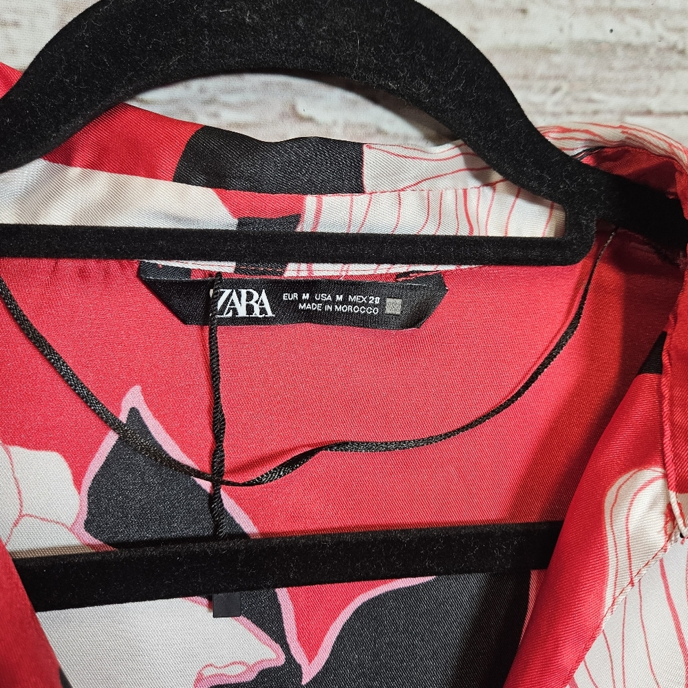 Zara kimono floral blouse - Picture 8 of 14